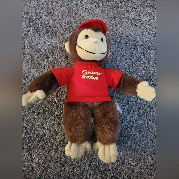Vintage Curious George Toy Network Plush 12" - Picture 1 of 1